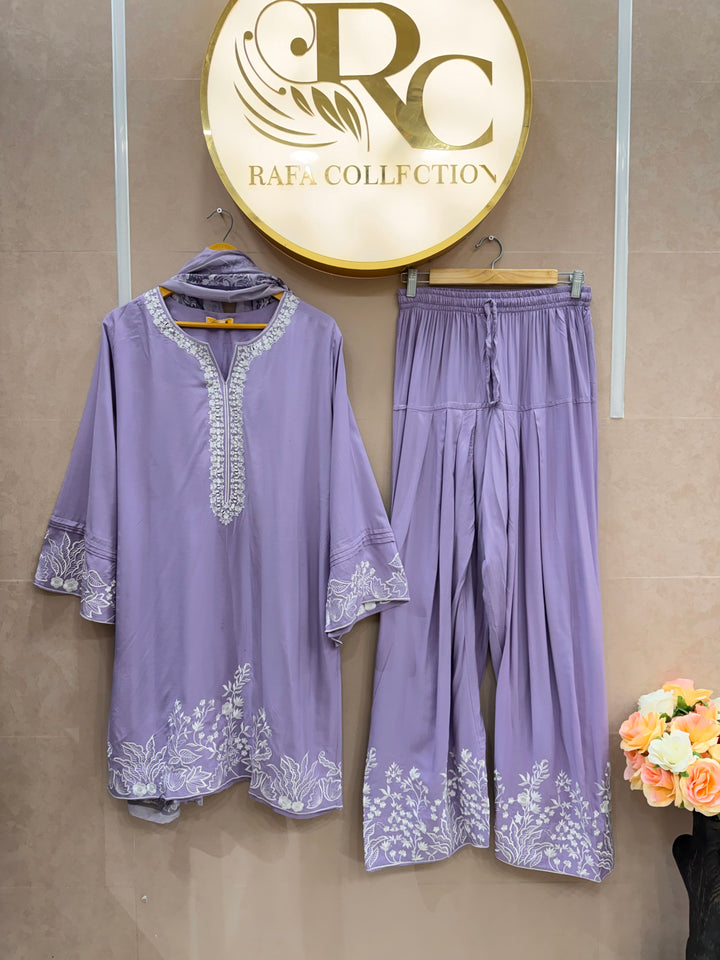 Embroidered Farshi suits