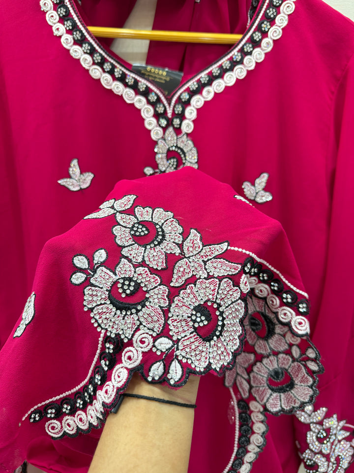 Stone embroidered suits 2775