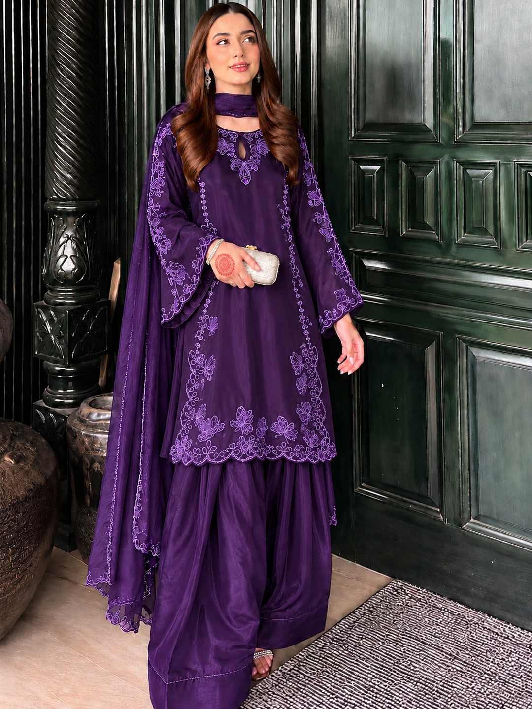 Shimmer Handwork Suits
