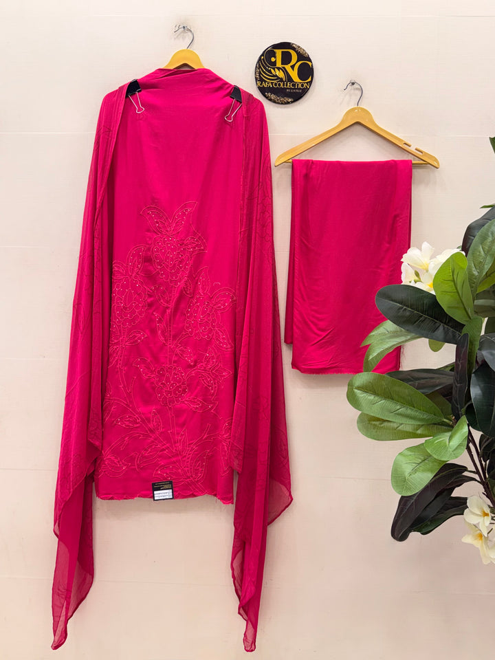 Rayon unstitched suits