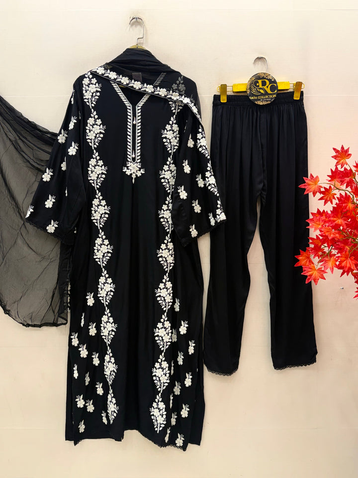 Lucknawi Long kaftan Suits