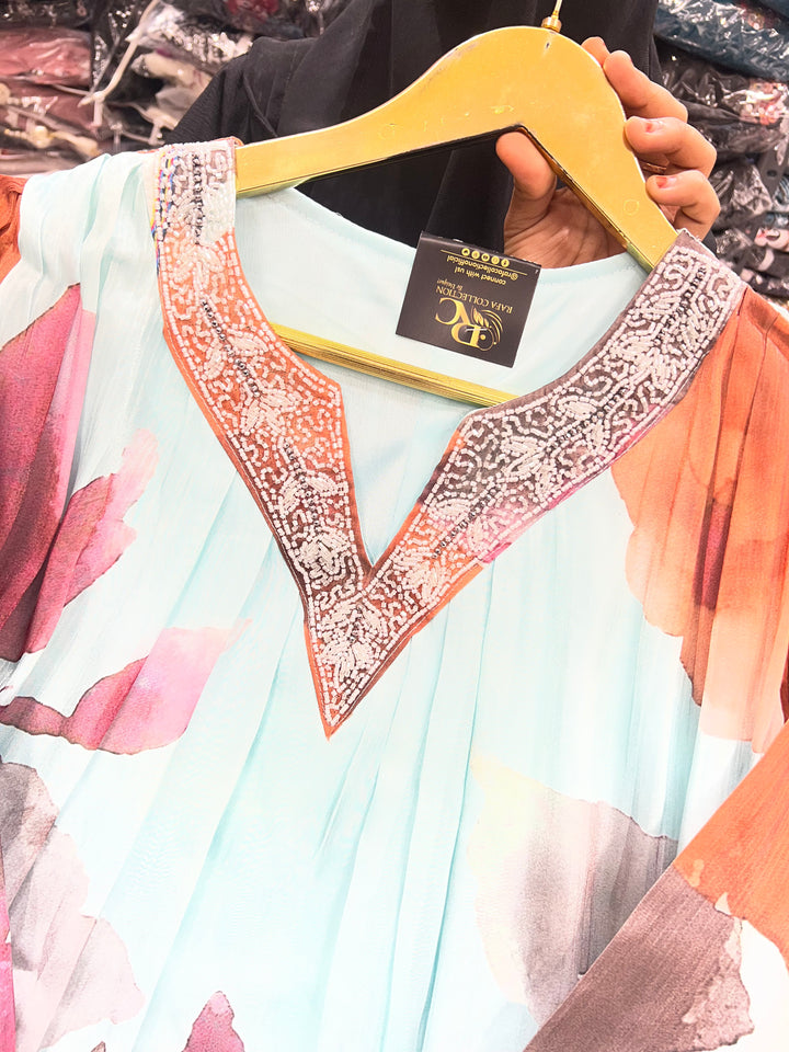 Organza imported gowns 2865