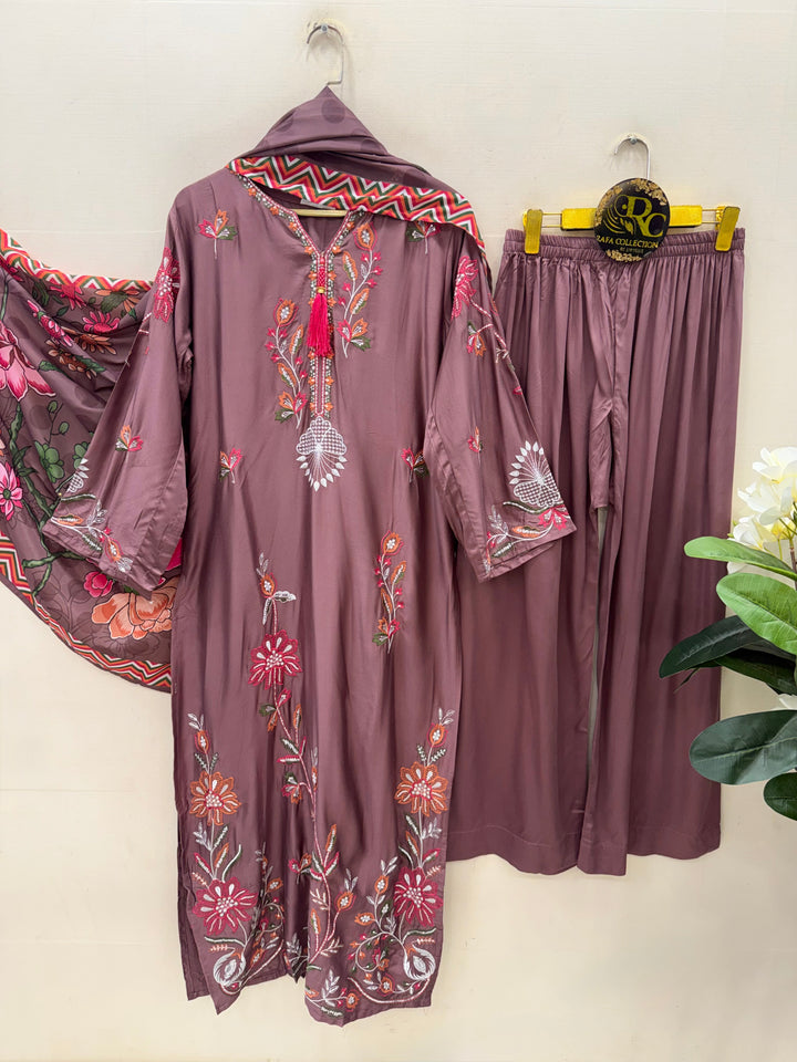 Embroidered Long Suits