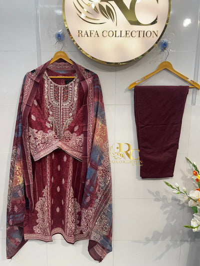 Cotton Ready To Wear Suit 1708