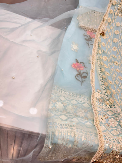 Organza Handwork Suit 1442