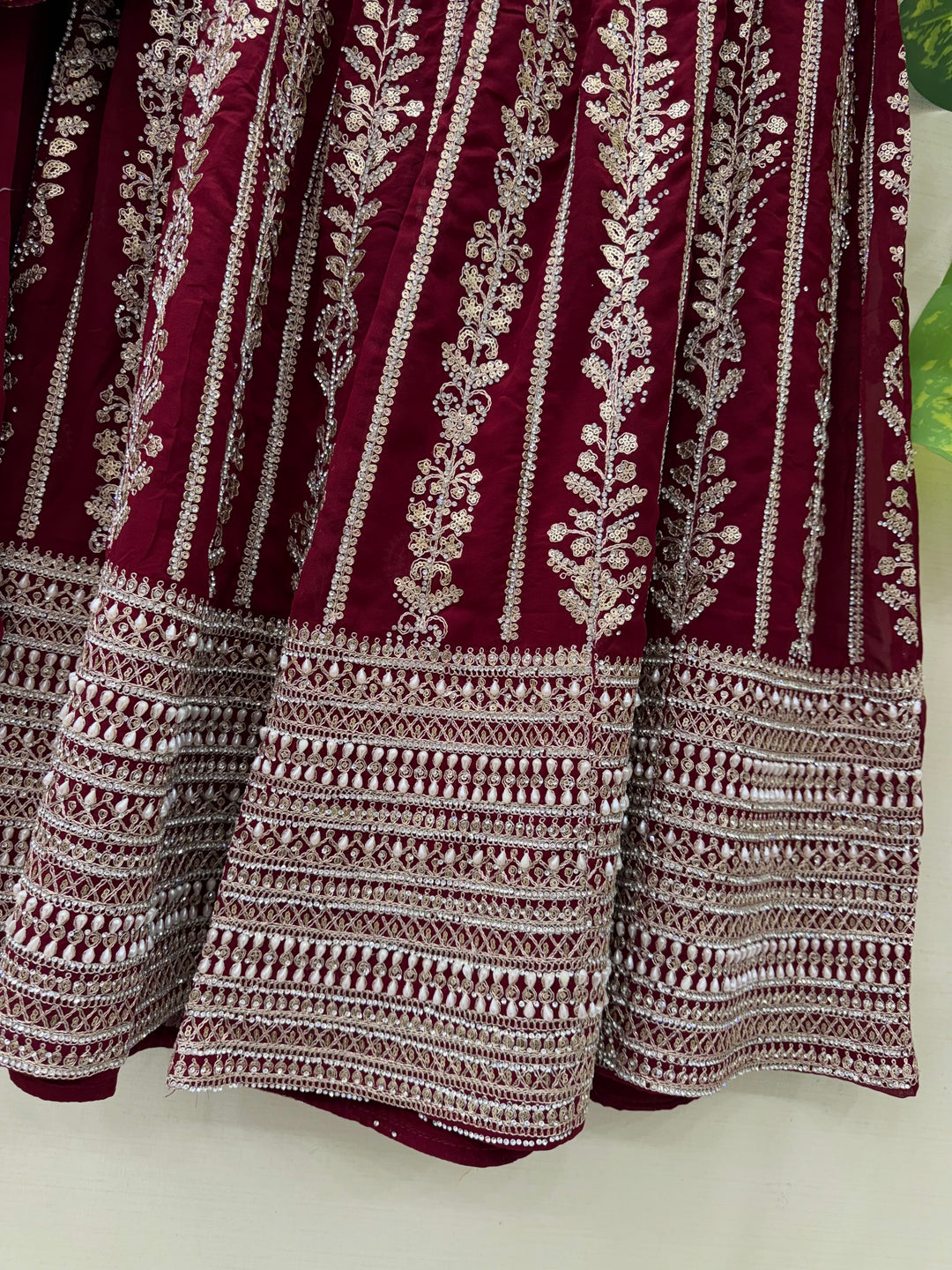 Handwork plazzo suit 5902