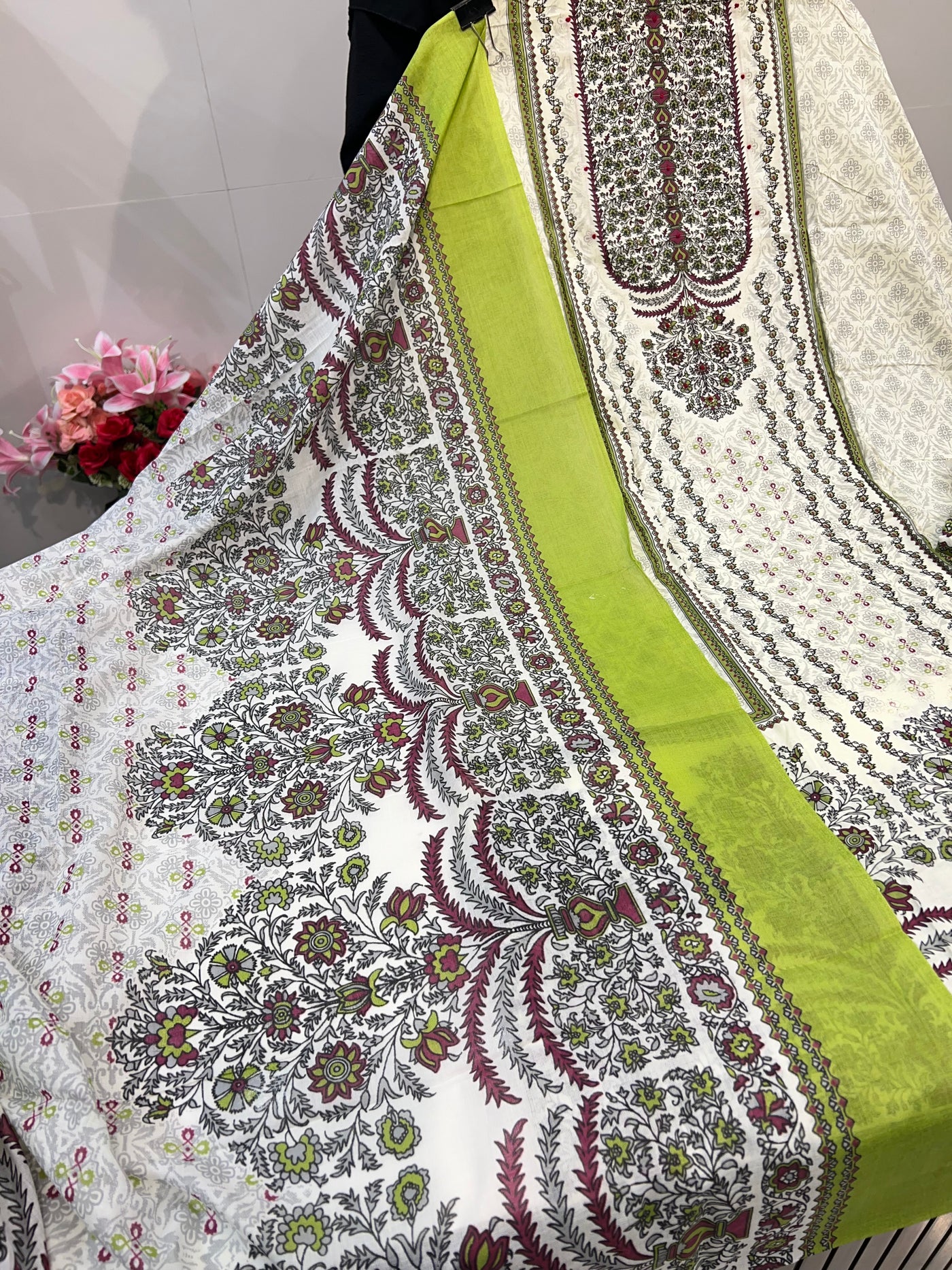 Cotton Unstich Suit 1381