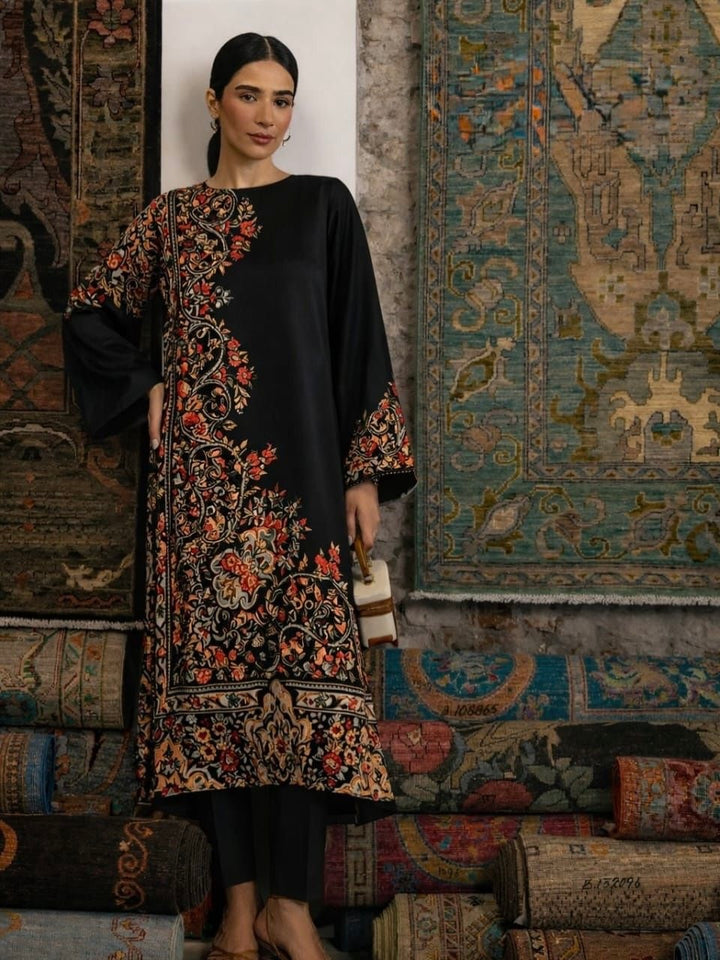 Printed pakistani long kaftans