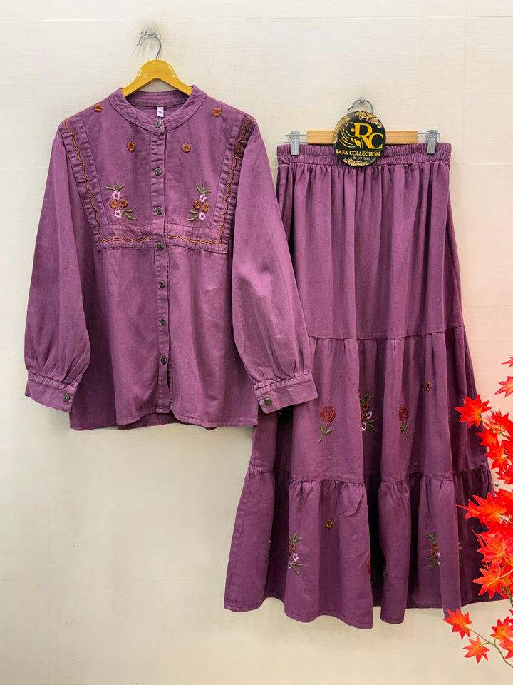 Denim Skirt co-ord sets