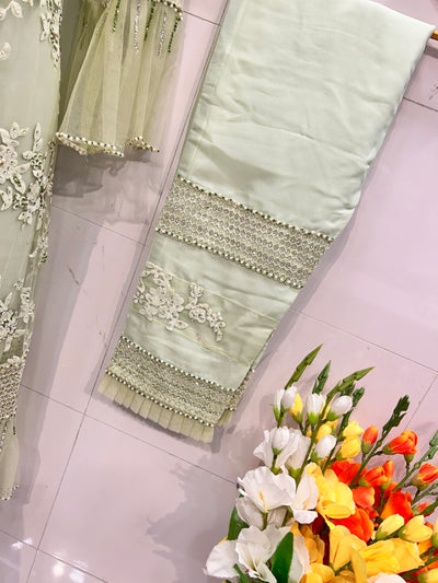 Bridal frill dress 1011