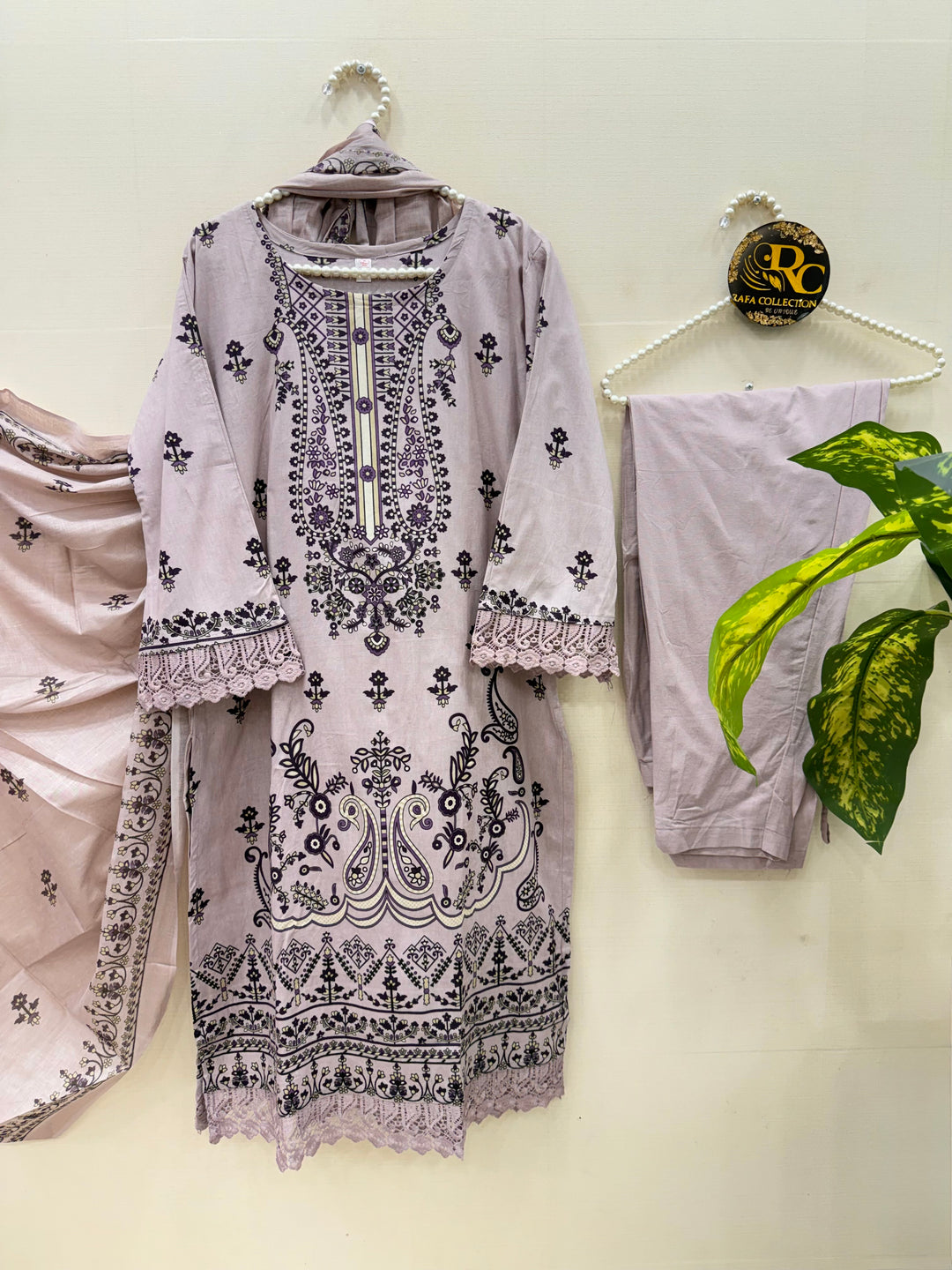 Cotton ready to wear suits 5018