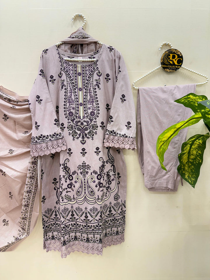 Cotton ready to wear suits 5018