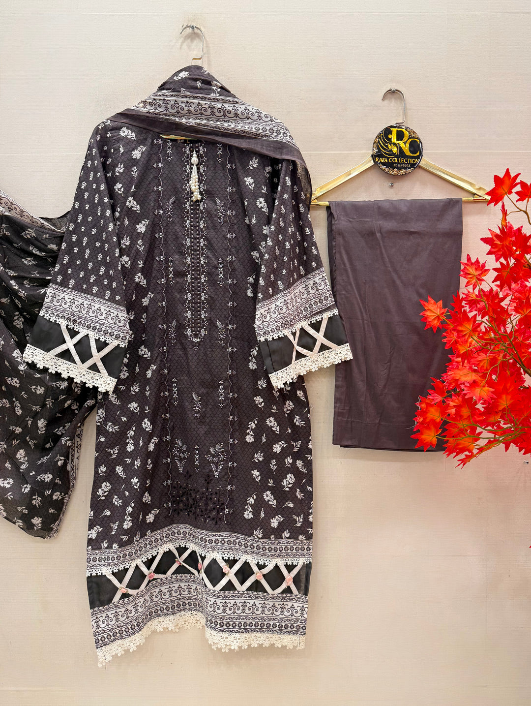 Cotton Embroidered Suits