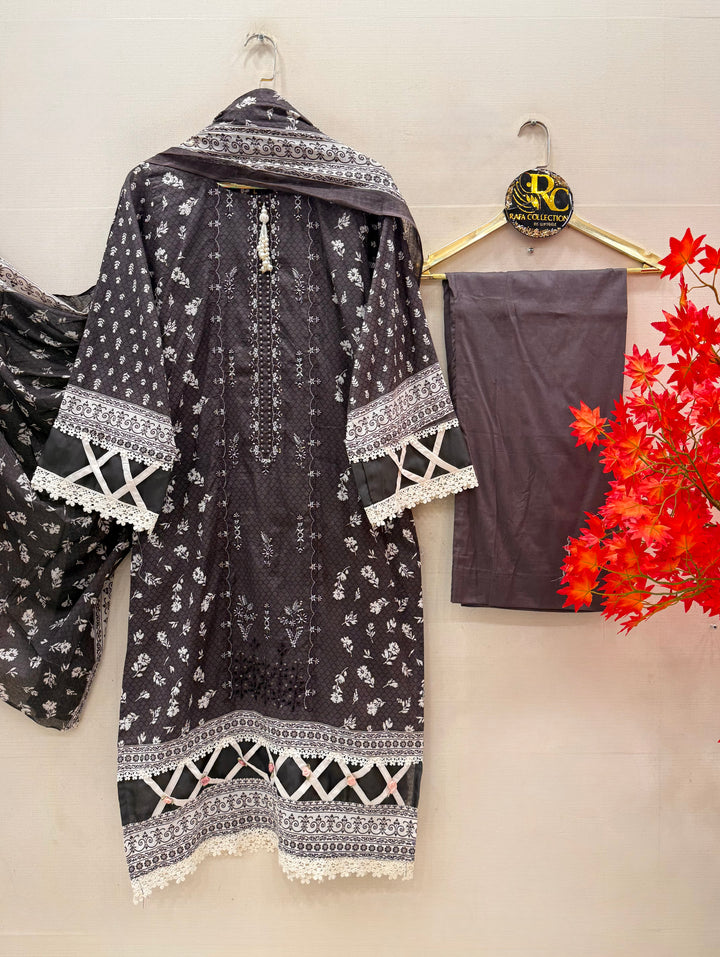 Cotton Embroidered Suits