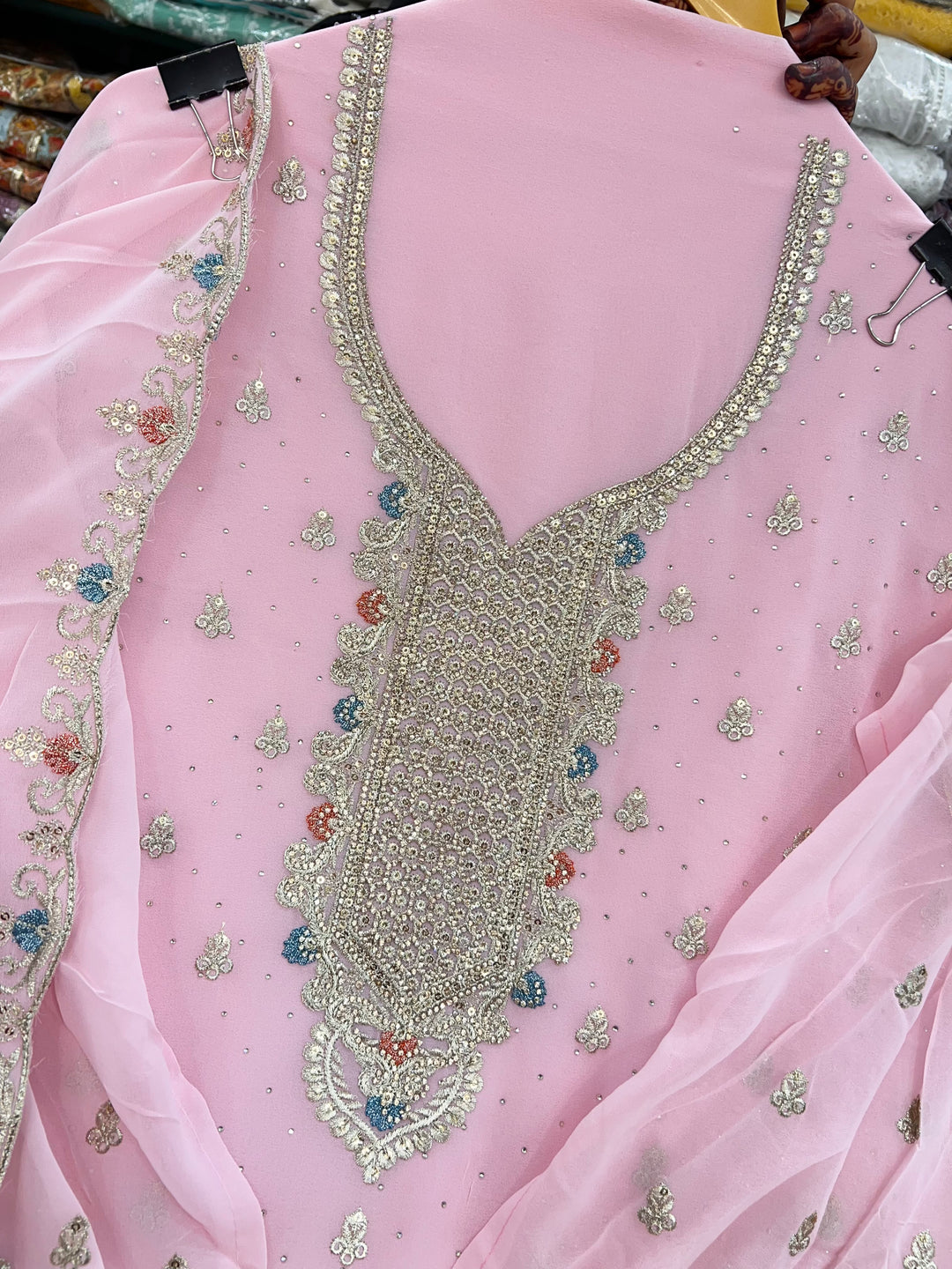 Georgette unstitched suits 1828516