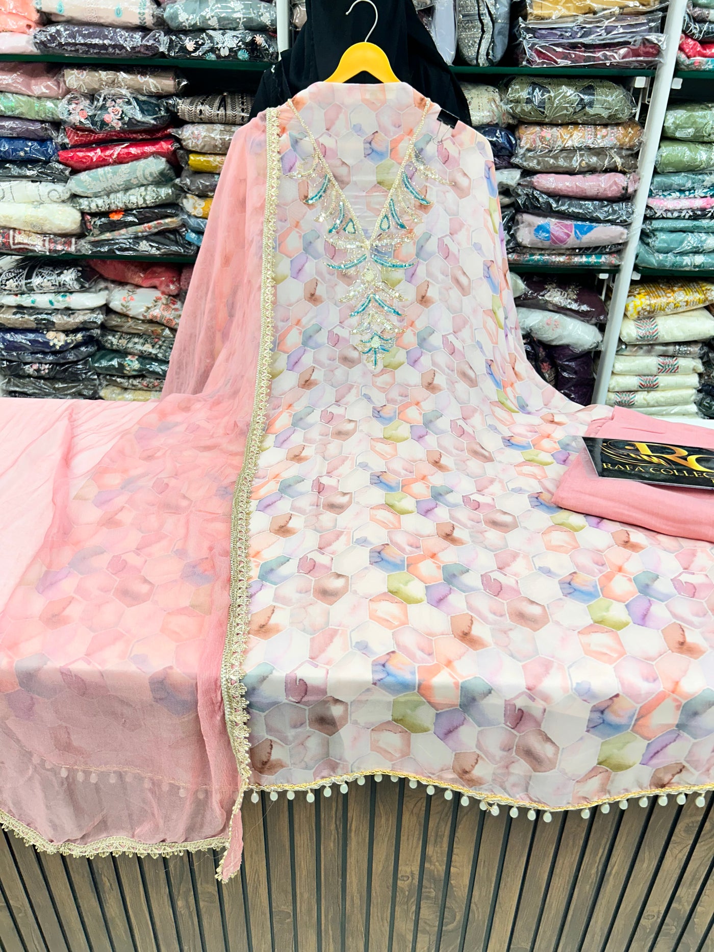 Organza Handwork Suits 2251