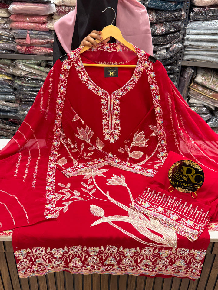 Embroidered readymade suits