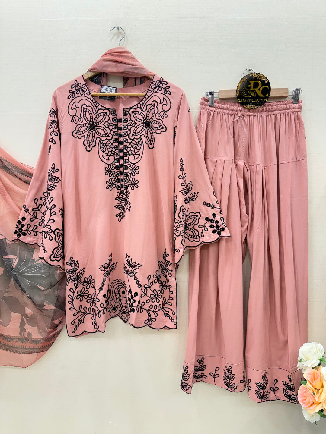 Embroidered Farshi suits