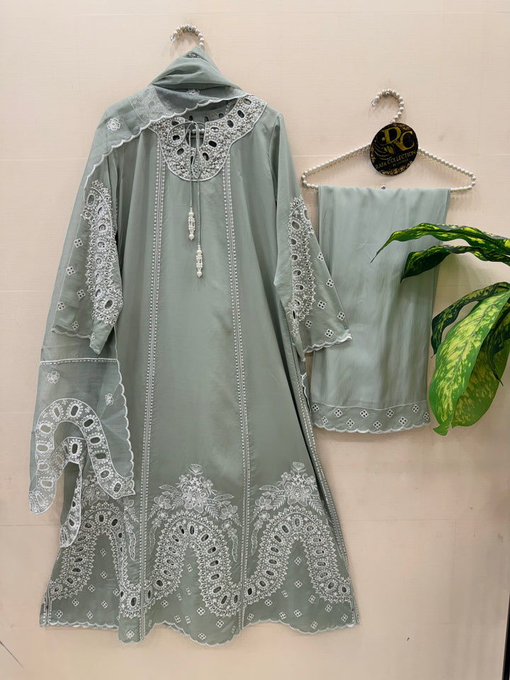 Premium cutwork long suits