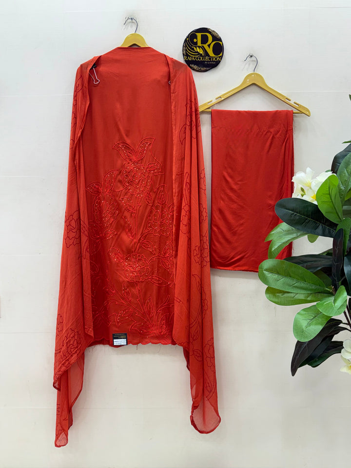 Rayon unstitched suits