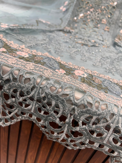 Pakistani cutwork suit 1648