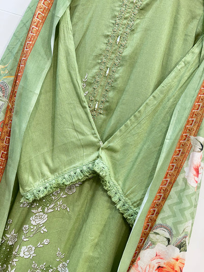 Cotton Embroidered Suits  2527