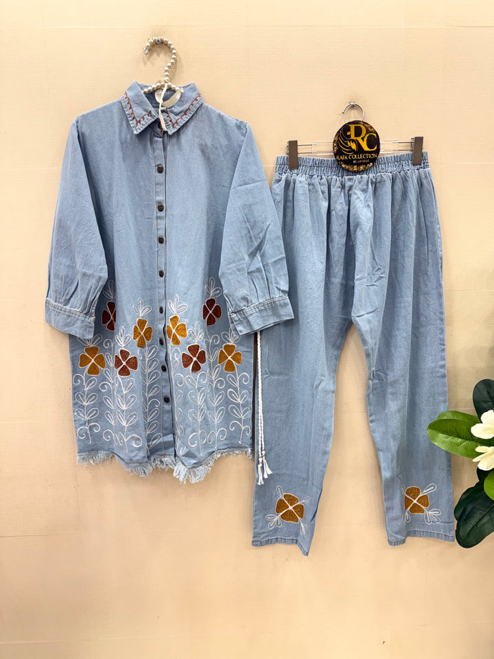 Denim co-ord sets