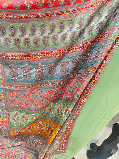 Georgette Unstich Suit 1289