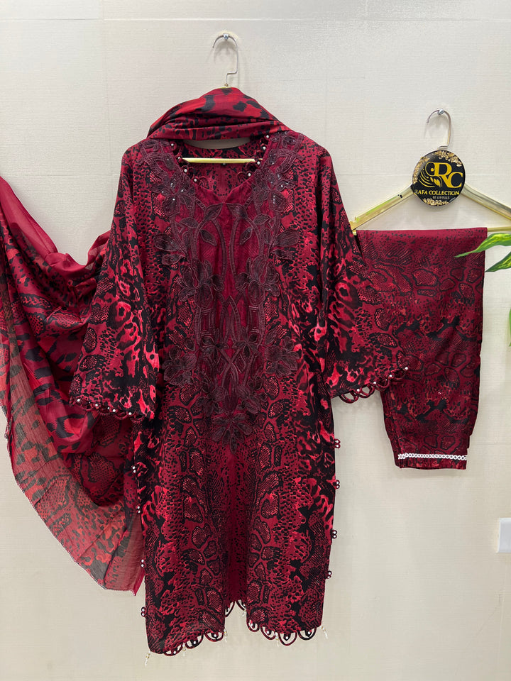 Cotton patch work suits for women 3006