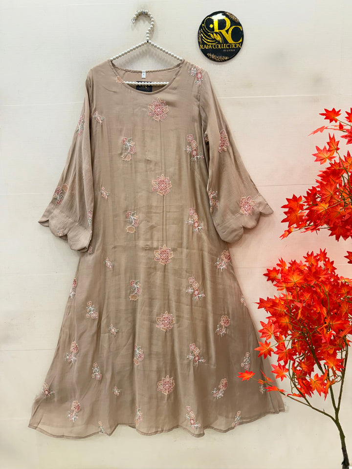 Mal chandheri Embroidered Gown’s