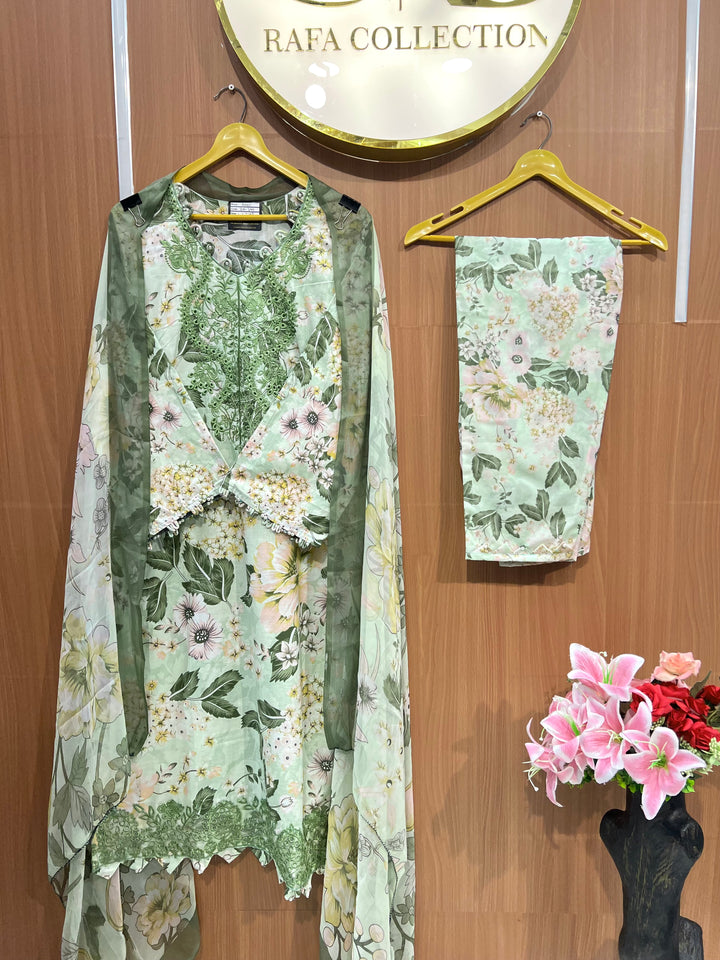 Pakistani embroided suits 2611