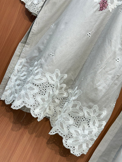 Pakistani Embroidered co-ord set 2729