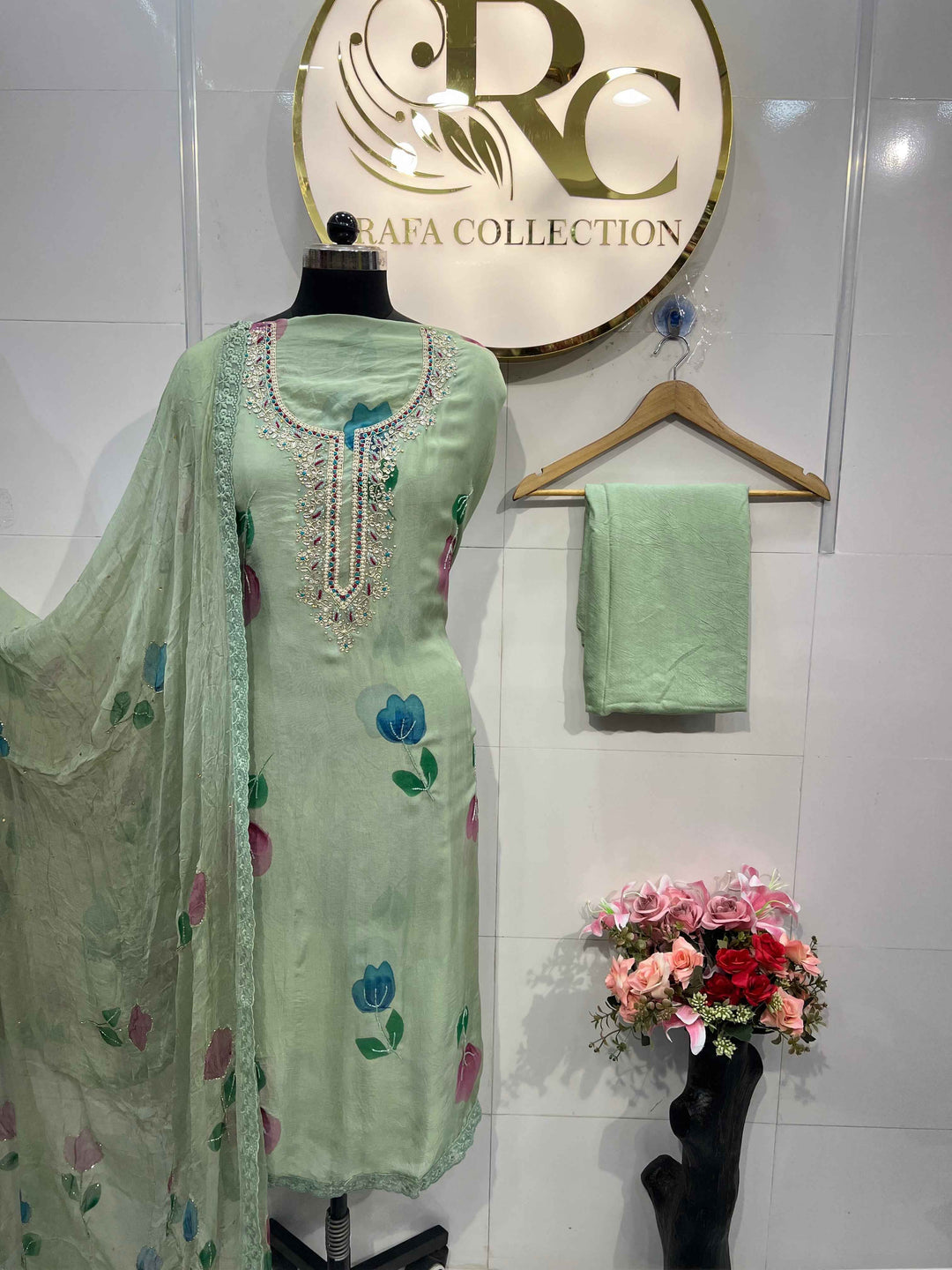 Organza unstitch suits 2249