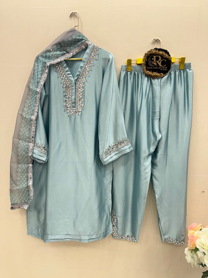 Mirror Handwork Suit