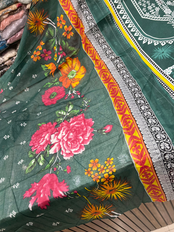 Cotton unstitched suits 2777