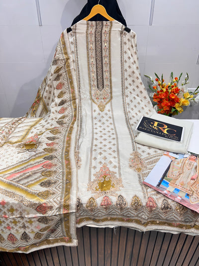 Pure Muslin Suit 1598