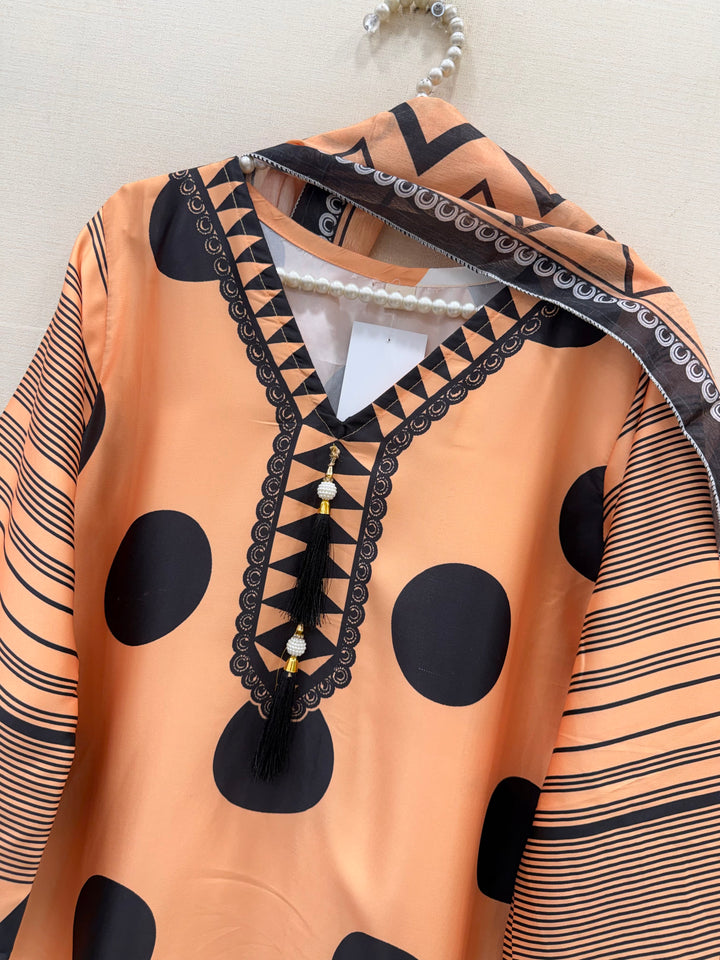 Polka dot farshi salwar suits