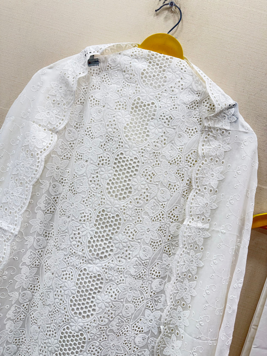 Cotton chikankari unstitched suits
