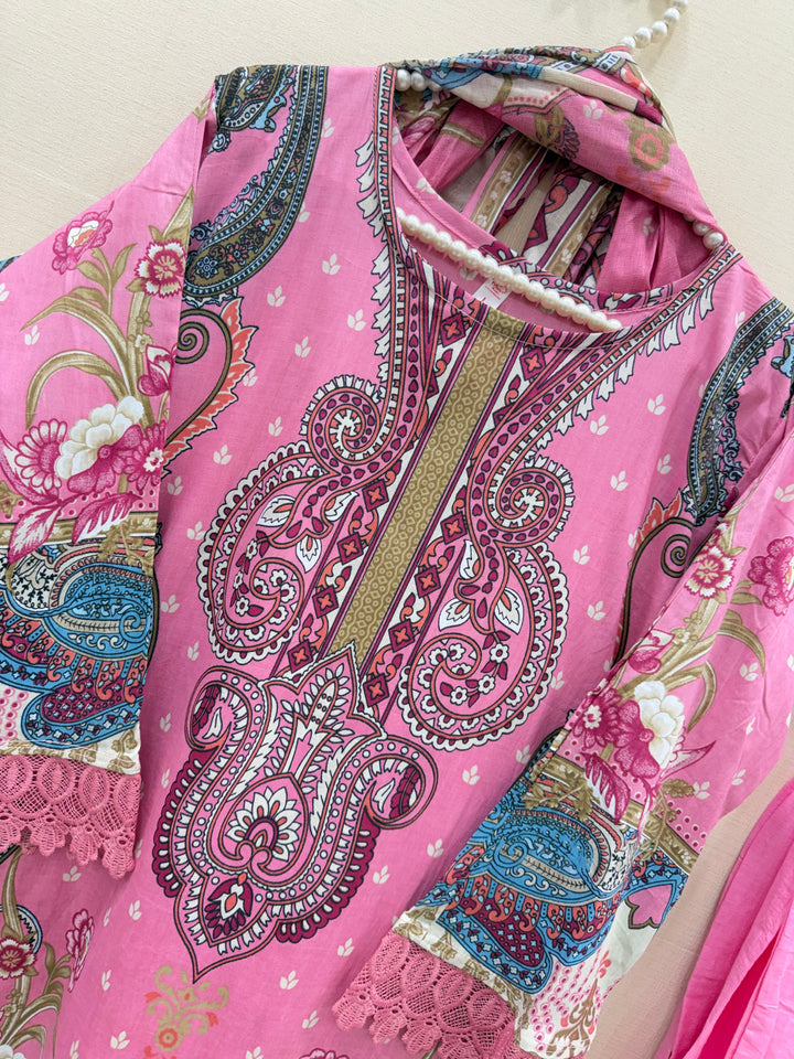 Cotton ready to wear suits 8001