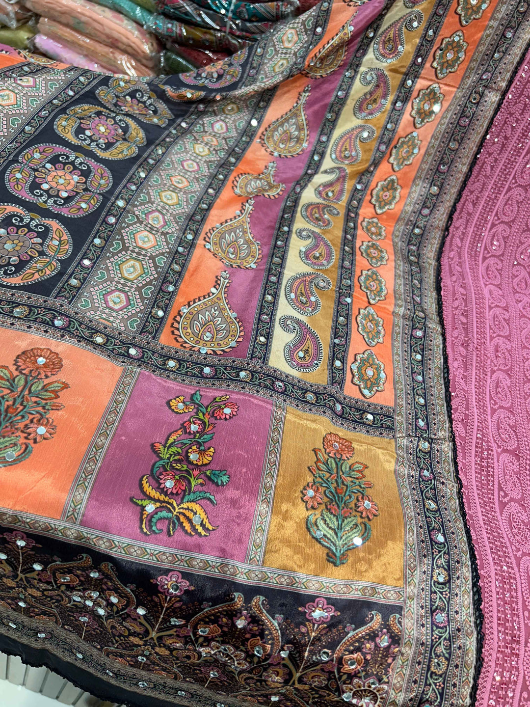 Georgette Unstich Suit 1218