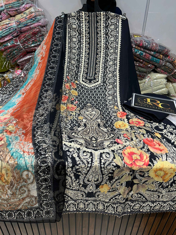 Pure Muslin Suit 1302