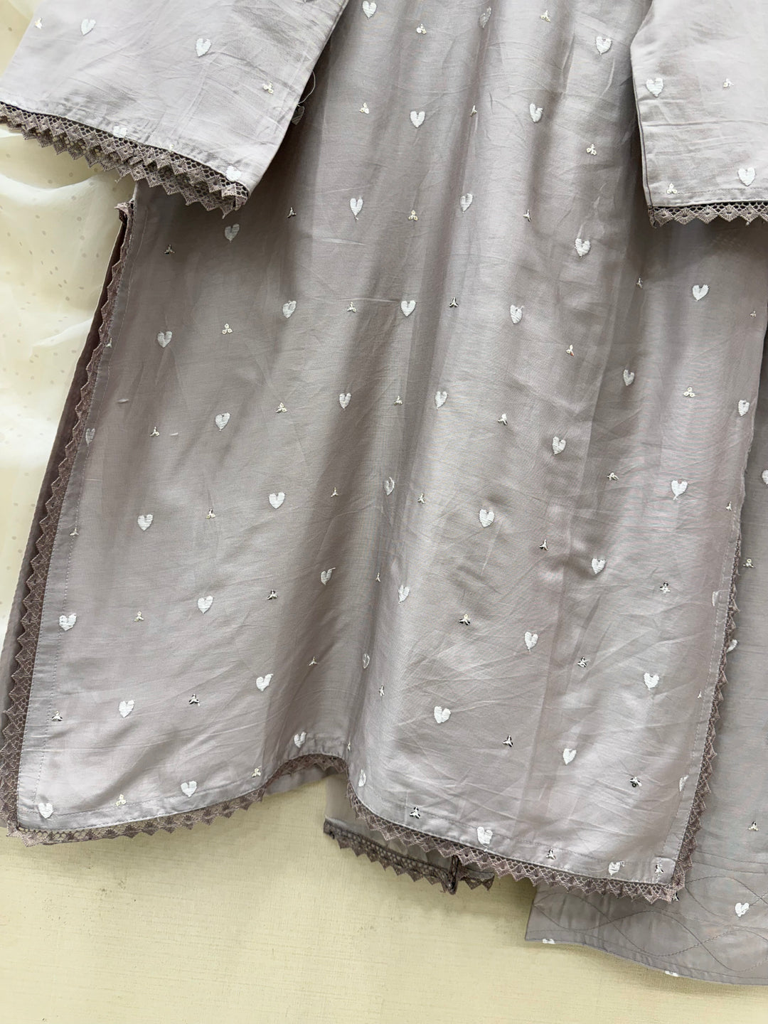 Embroidered Farshi salwar suits