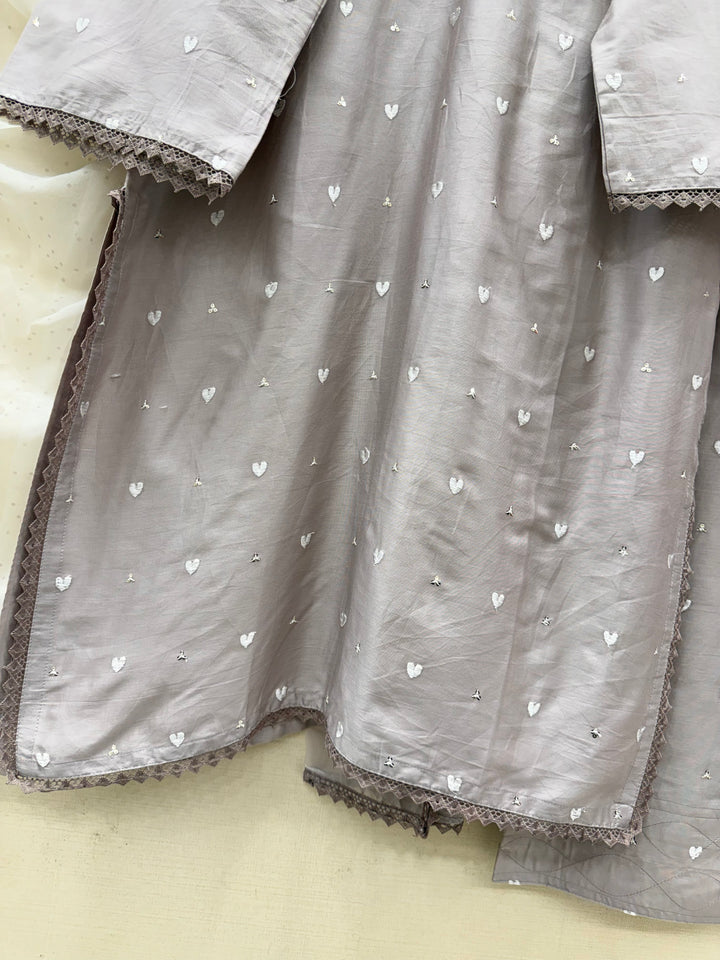 Embroidered Farshi salwar suits