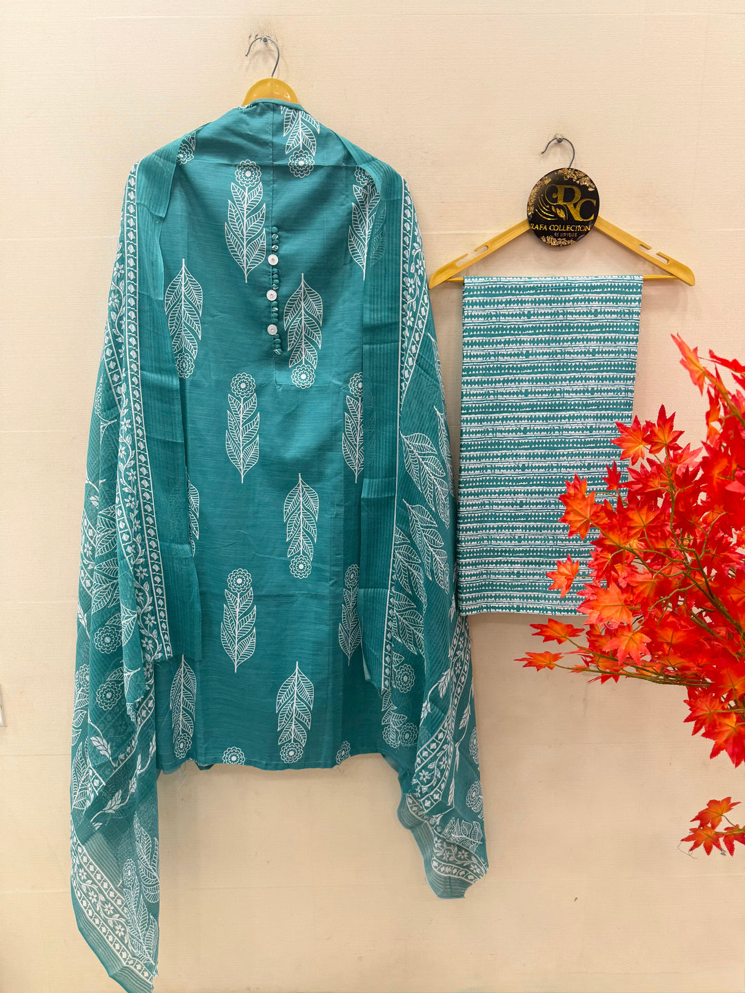 Slub Cotton Unstitched Suits