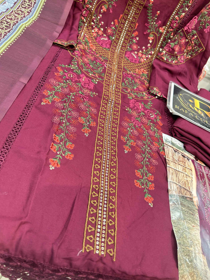 Pakistani Embroidered Suit 25333