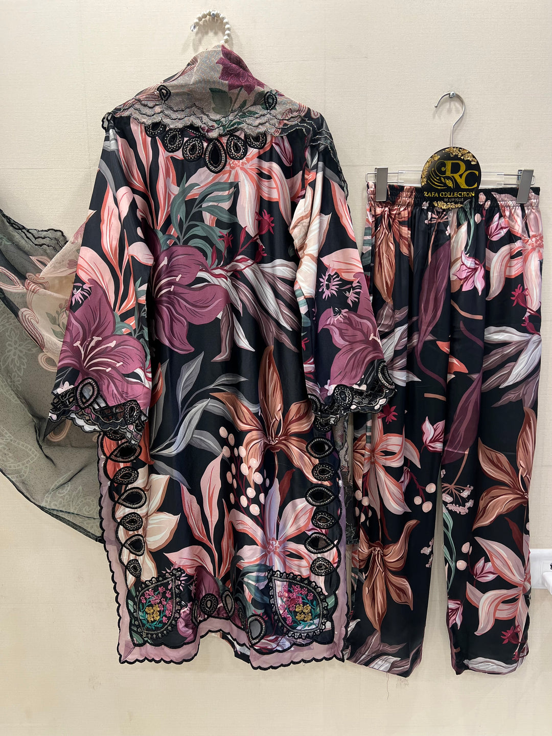 Satin Printed suits