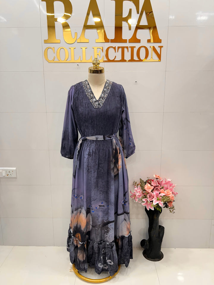 Imported crush gowns 2805