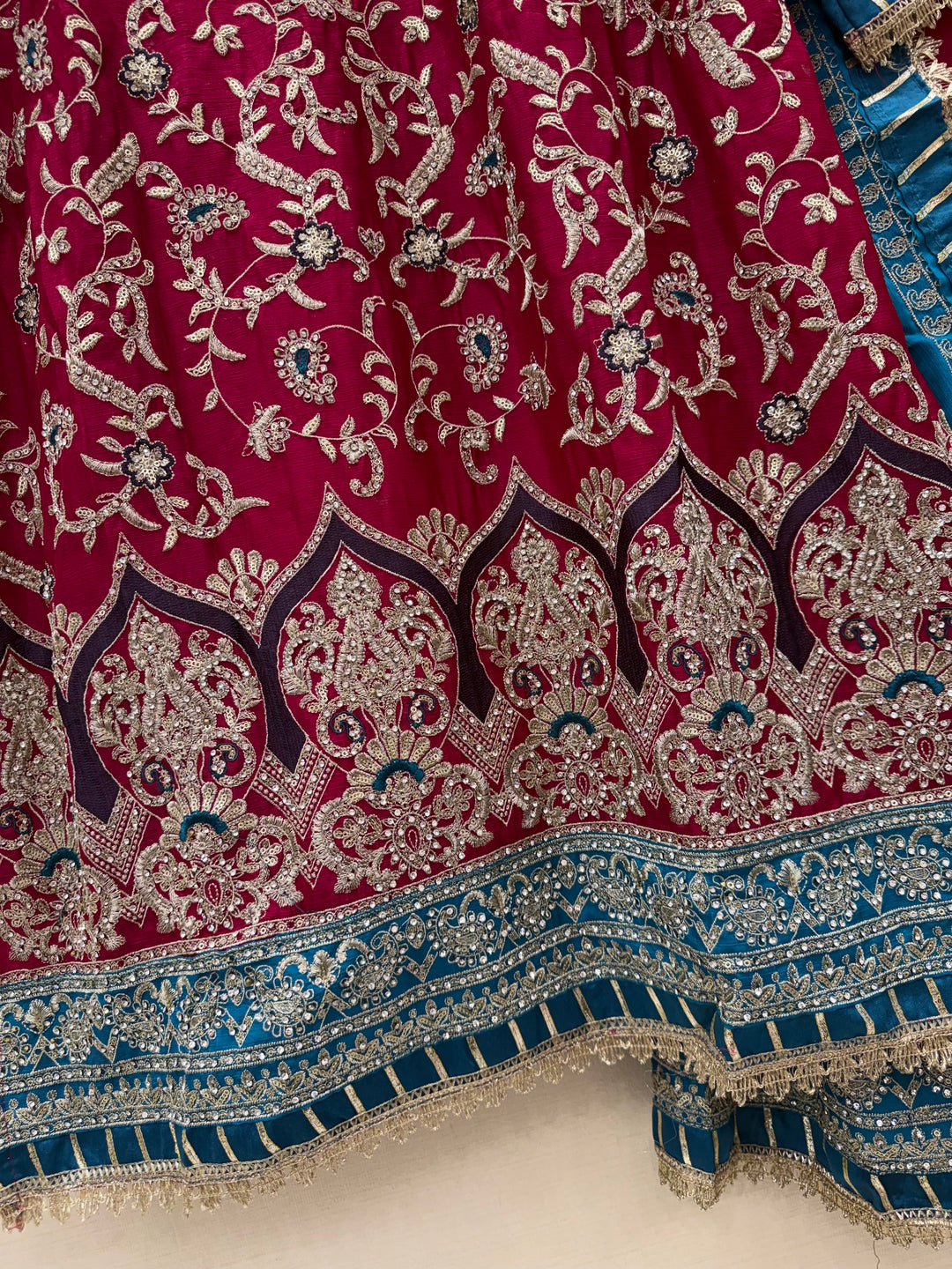 Pakistani Heavy sharara suits