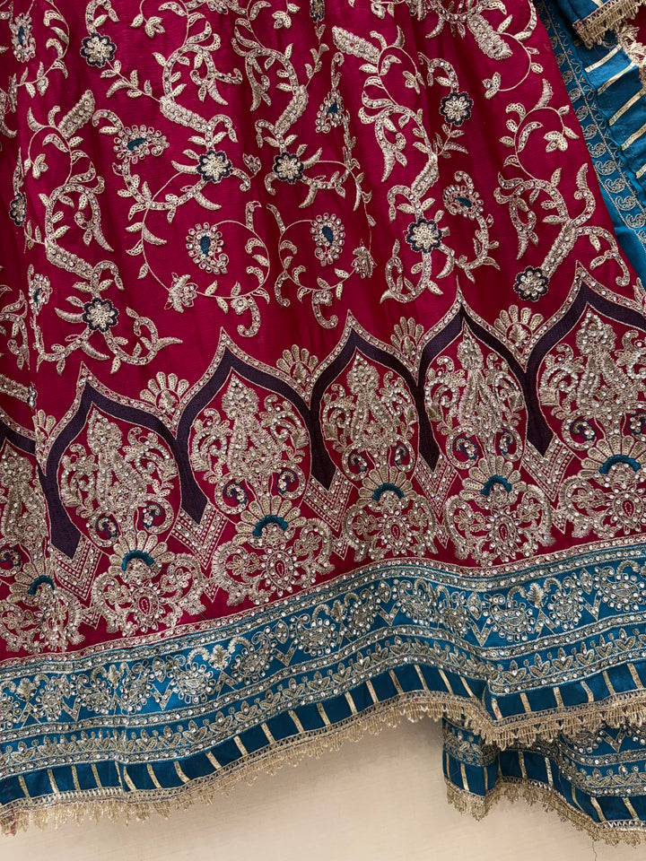 Pakistani Heavy sharara suits