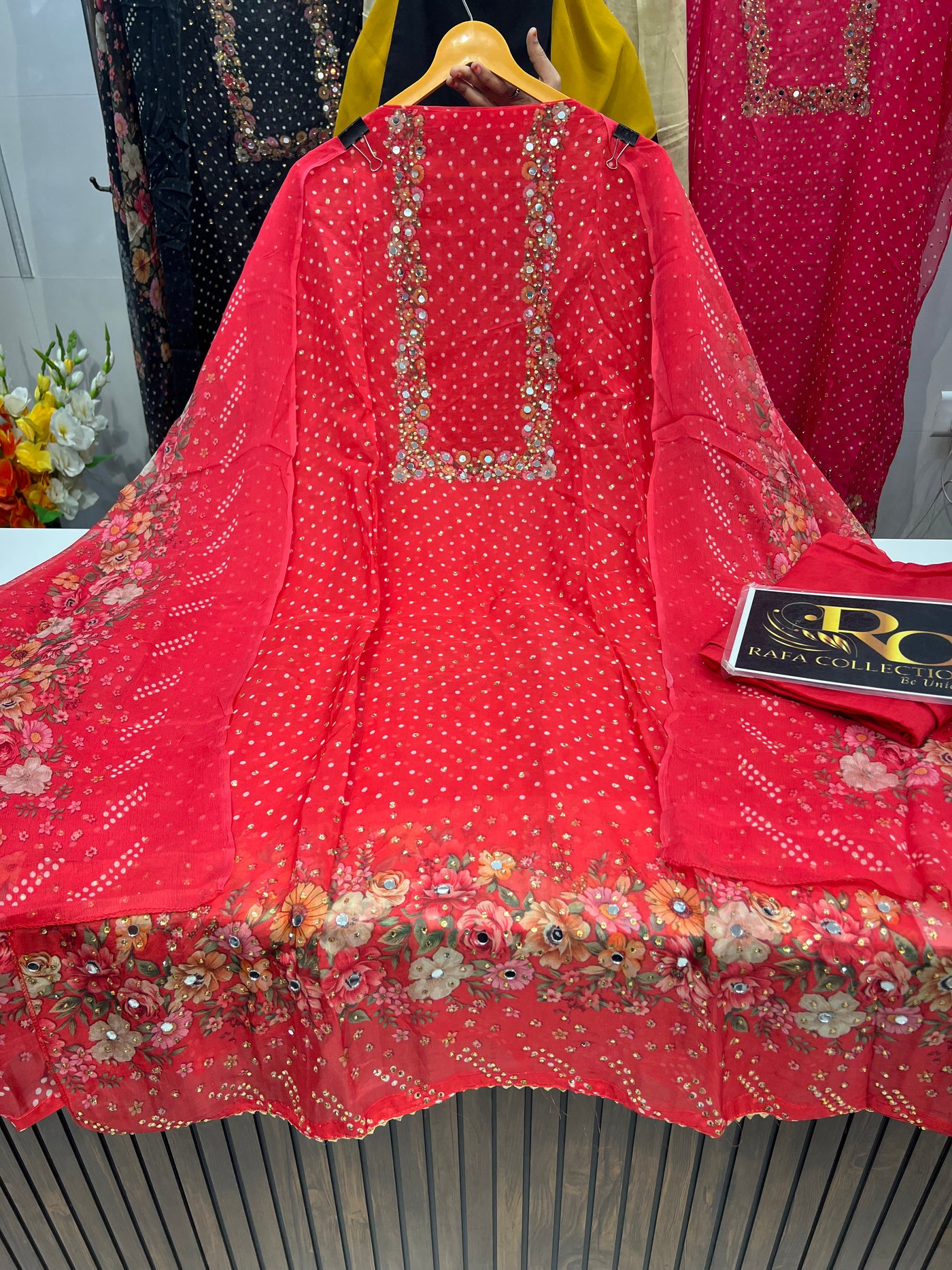 Organza Unstitch Suit 1625